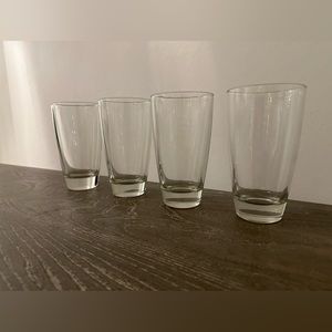 Marshalls Set of 4 Crystal Glasses
